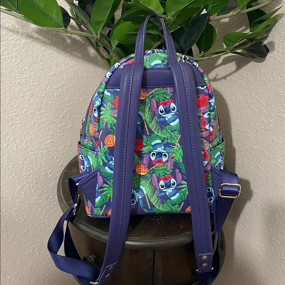 LILO & Stitch Disney Loungefly Backpack - Blue and Green